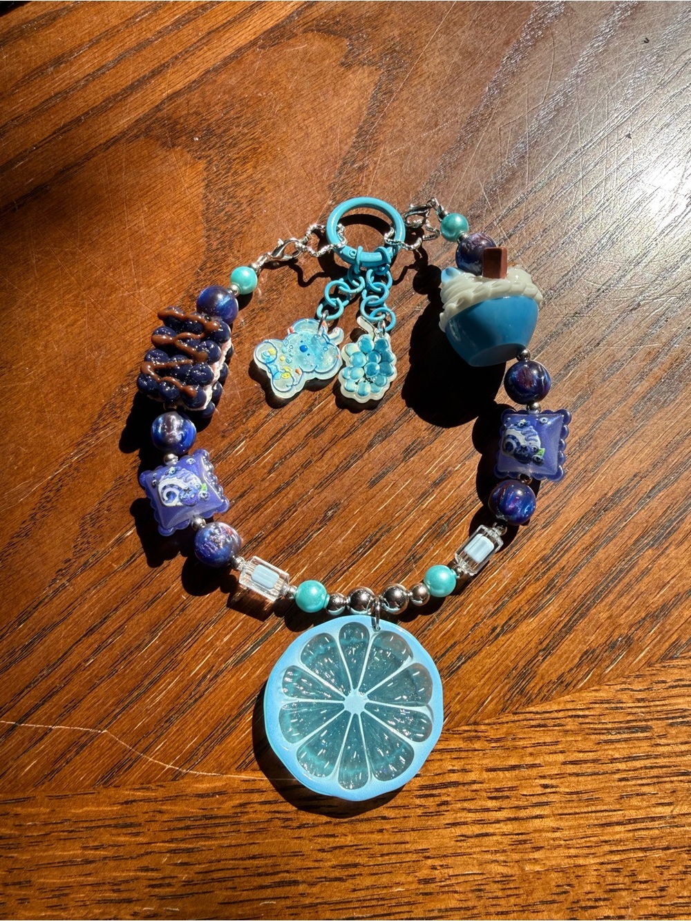 Blueberry Keychain